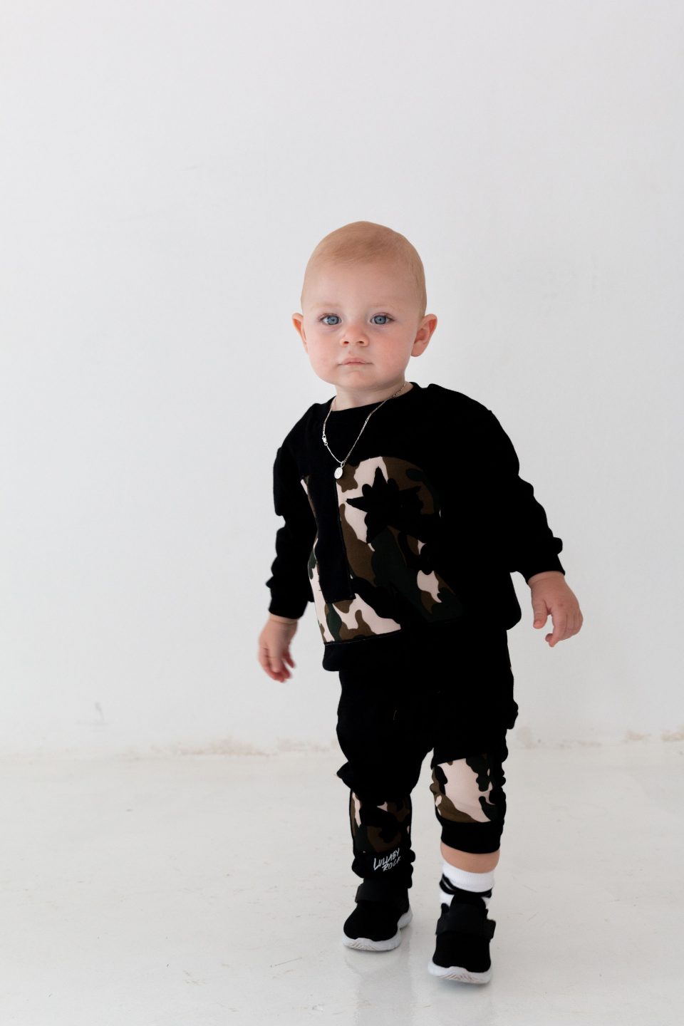 In The Army 2.0 – Black and Camo Sweatshirt & Joggers Set
